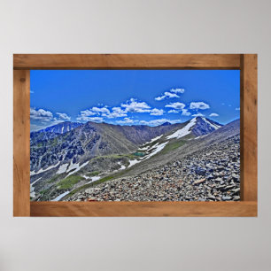 Breckenridge Colorado Snow pico poster