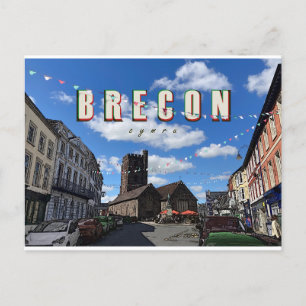 Brecon, cartão postal do País de Gales