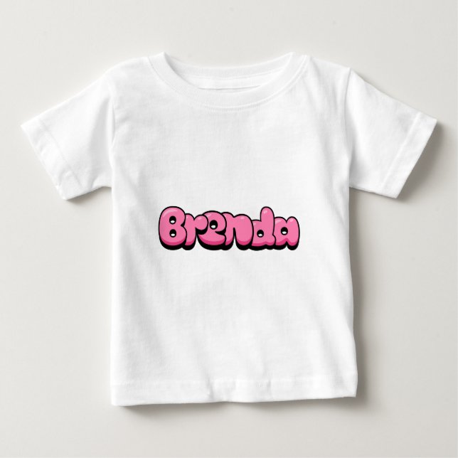 Brenda Pink Baby T-Shirt (Frente)