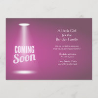 Brevemente Anúncio de Gravidez para Menina