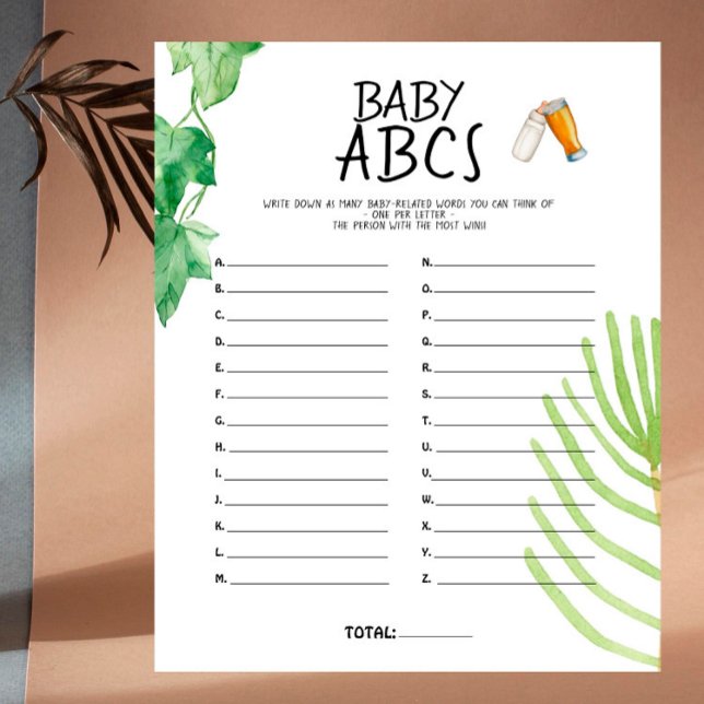 Brewery Baby - Color - Baby Shower Baby ABCs Game (Criador carregado)