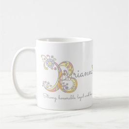 Brianna B nome decorativo e significado da caneca