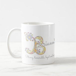 Brianna B nome decorativo e significado da caneca