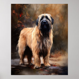 Briard Dog Art Impressão