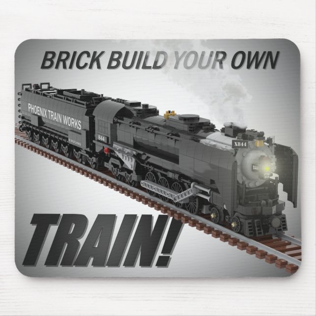 Brick Built Northern Locomotive Mousepad (Frente)