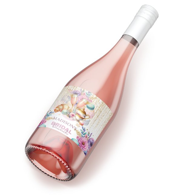 Brida Personalizada Elegante Bridal Brunch Dourada (Criador carregado)