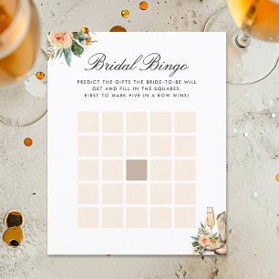 Bridal Bingo Boots and Bubble Chá de panela Game