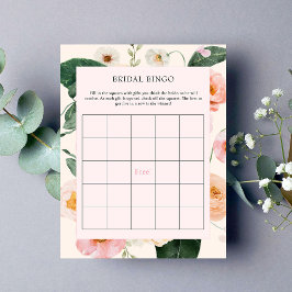 Bridal Bingo | Chá de panela Floral de Pêssego Ros