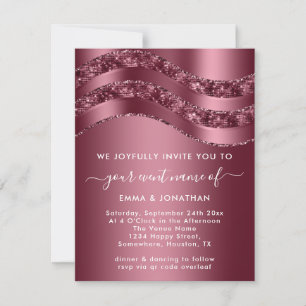 Bridal Elegante de Casamento de Rosa profissional 