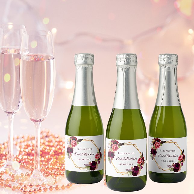 Bridal Luncheon florométrico branco geométrico (Criador carregado)