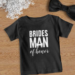 Bridal Party Bridesman Of Honor T-Shirt<br><div class="desc">Uma camisa fofa de Bridesman de Honra adequada para o seu Homem de Bridesman ou Homem de Honra (ou ambos). Disponível em muitos tamanhos de bebê para homem</div>