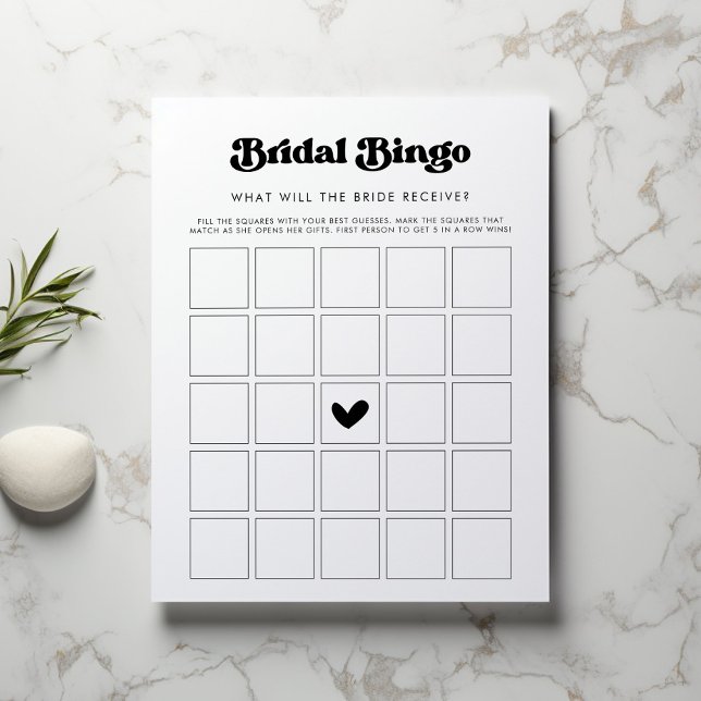 Bridal Shower Gifts Bingo Game (Criador carregado)