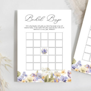 Bridal Tea Purple Floral Bridal Jogo