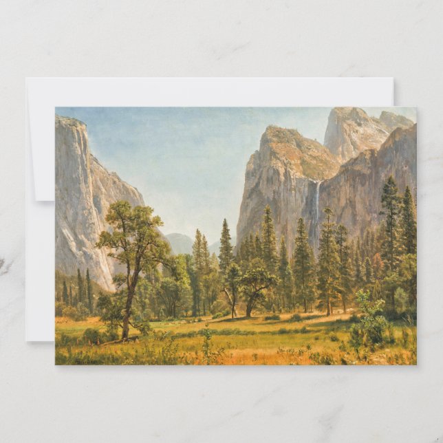 Bridal Veil Falls, Califórnia | Albert Bierstadt (Frente)