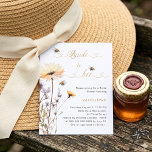 Bride to bee wildflower bridal shower invitation<br><div class="desc">🐝 Bride to Bee – Rustic Wildflower Bridal Shower Collection Celebrate the bride-to-bee in the sweetest way. This elegant bridal shower collection features delicate wildflowers, soft neutral tones, and charming bee illustrations — creating a perfect balance between rustic charm and refined femininity. Inspired by countryside gardens and spring meadows, the...</div>