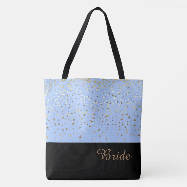 Bride Tote Bag Petite Ouro Stars (Frente)