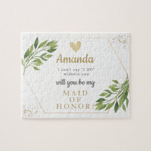 Bridesmai ou quebra-cabeça de proposta de Madrinha