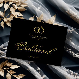 Bridesmaid do Casamento Mínimo de Luxo Chic