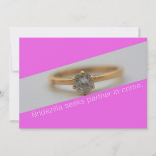 Bridezilla procura parceiro no crime....