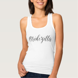 Bridezilla Tank Top para a noiva