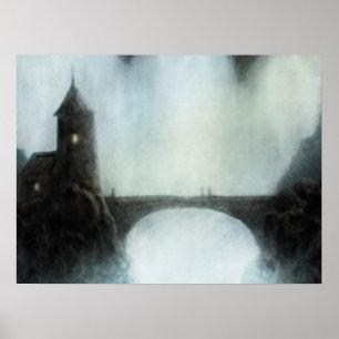 bridgefalls que encontram o poster da paisagem da