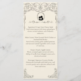 Bridgerton Inspired Regency Society Wedding Menu