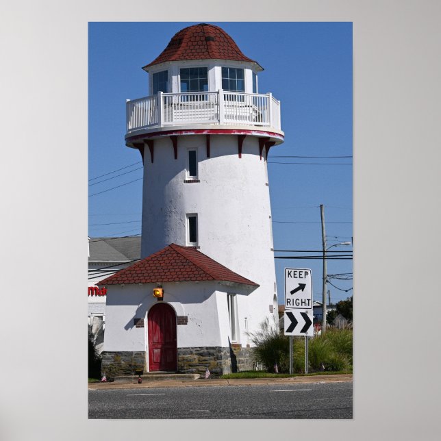 Brigantine Lighthouse Foto Poster (Frente)