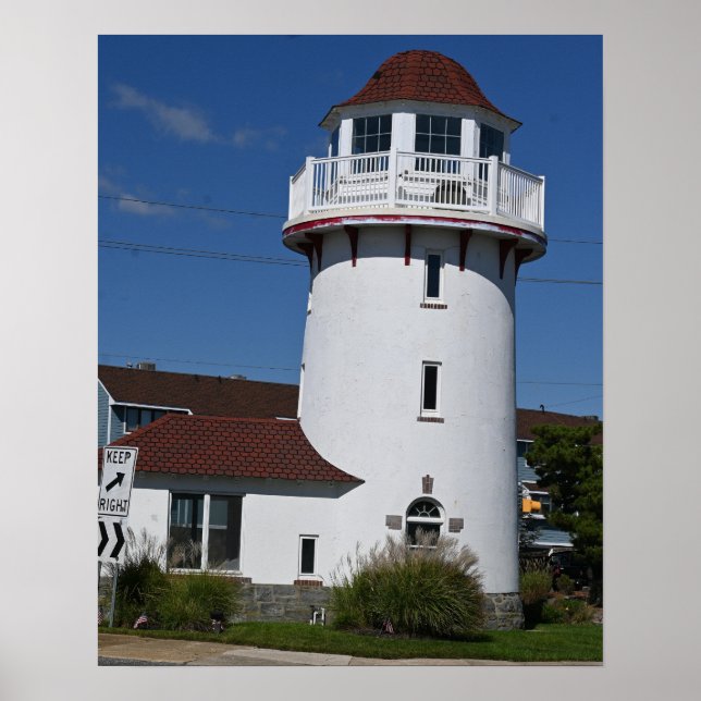 Brigantine Lighthouse Foto Poster (Frente)