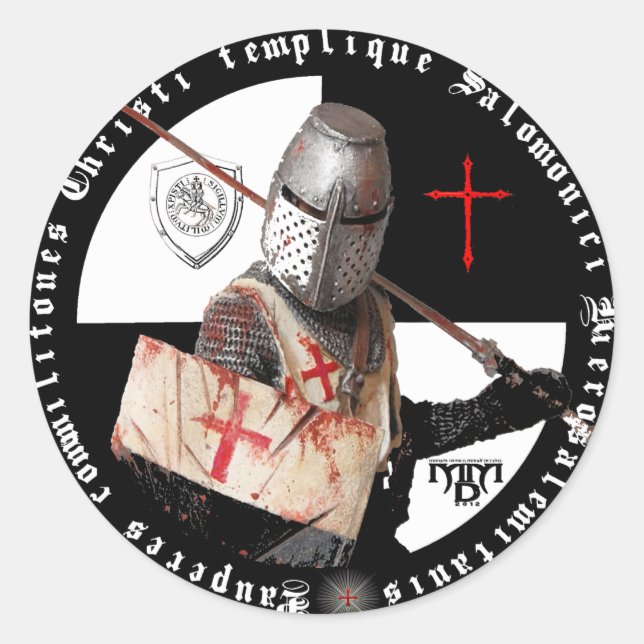 Brigão de templo autocolante (Frente)