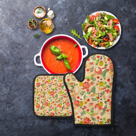 Bright, belos ingredientes salados bege