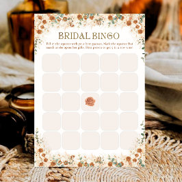 Bright Bold Floral Boho - Chá de panela Bingo