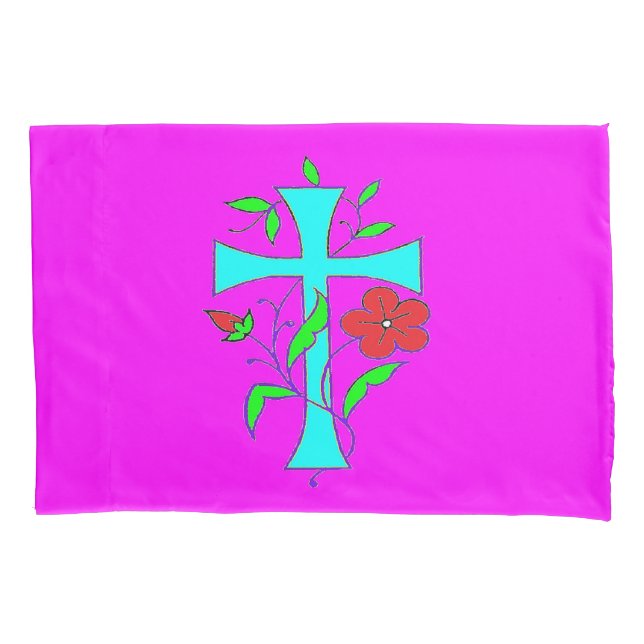 BRIGHT BUST CROSS DESIGN COM FLORES (Frente)