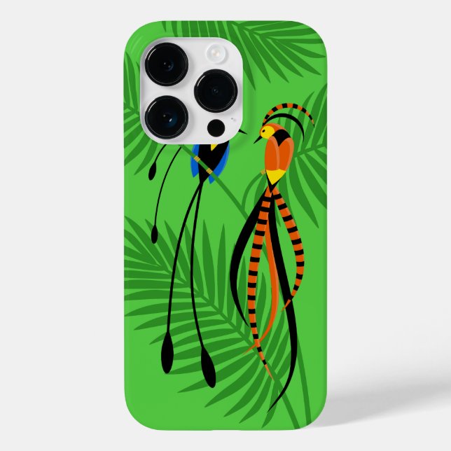 Bright Colorful Birds of Paradise (Verso)