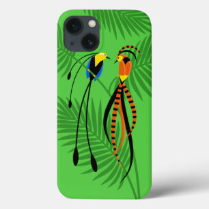 Bright Colorful Birds of Paradise