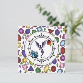 Bright Fantasy Gemstone Elegante Ametyst Dragon