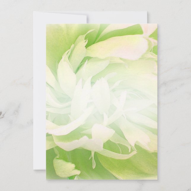 Bright Greenish Floral presente de casamento (Frente)