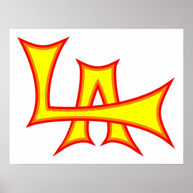 Bright Los Angeles Poster (Frente)