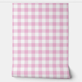 Bright Pastel Pink Check Green Buffalo Plaid