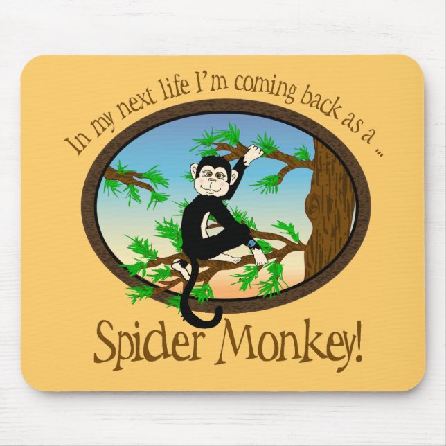 Bright_Spider_Monkey Mousepad (Frente)