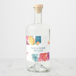 Bright Summer "Obrigado" Etiqueta de Garrafa Liqui