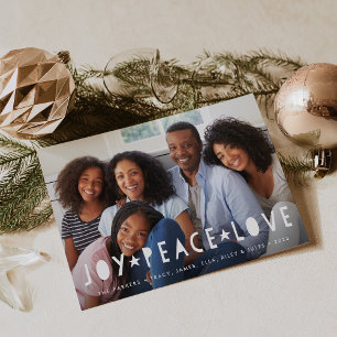 Bright Tidings Cartão de Colagem de Fotos de Fer