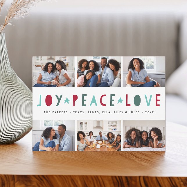 Bright Tidings | Cartão de Colagem de Fotos de Fer (Criador carregado)