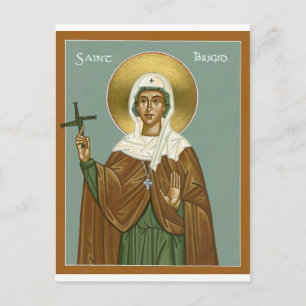 Brígida santo da Irlanda - Cartão postal