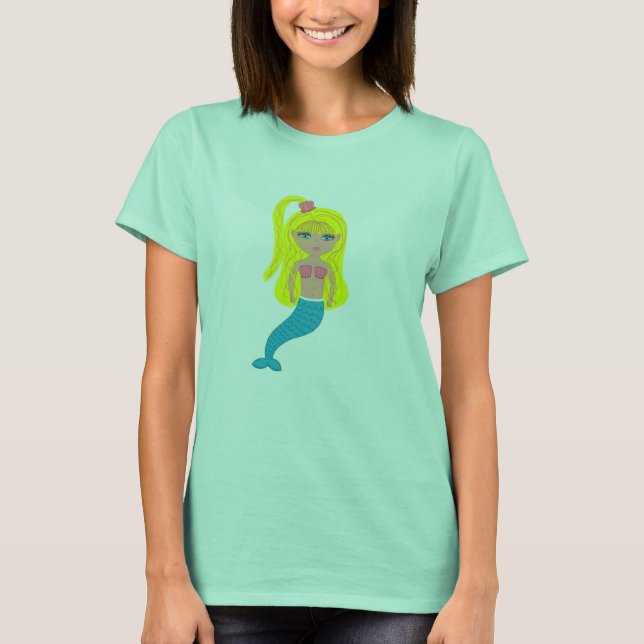 Brigit, a Sereia Meninas T-shirt (Frente)