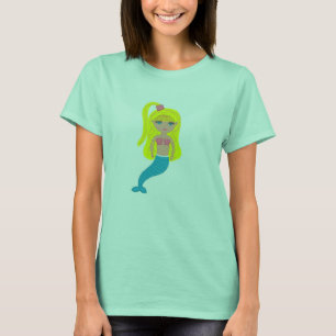 Brigit o t-shirt das senhoras da sereia