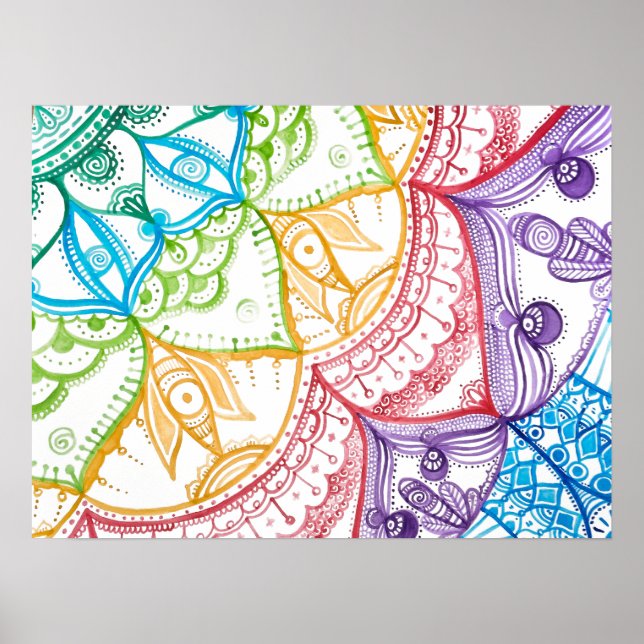 Brilhante Poster de Sonho Por Megaflora (Frente)