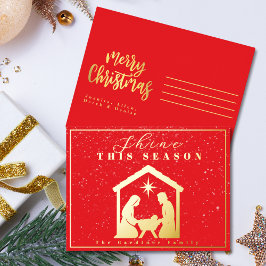 Brilhar nesta temporada Natal Natal Vermelho Doura