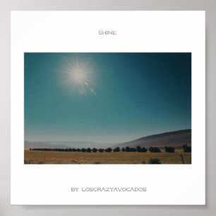 Brilhe Poster de Paisagem Matinal da África do Sul