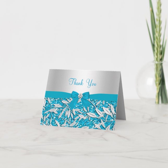 Brilho Azul e Cartões de agradecimentos do Arco (Frente)