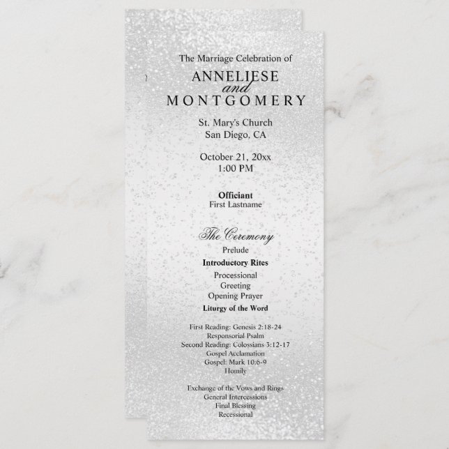 Brilho Branco Lindo - Programa (Frente/Verso)